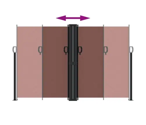 Izvelkama Sānu Markīze, Brūna, 160X1000 Cm Vidaxl Izvelkama Sānu Markīze, Brūna, 160X1000 Cm Vidaxl