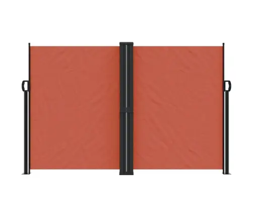 Izvelkama Sānu Markīze, Sarkanbrūna, 160X1000 Cm Vidaxl