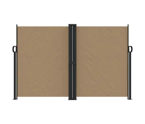 Izvelkams Sānu Aizslietnis, Pelēkbrūna, 160X1000 Cm Vidaxl