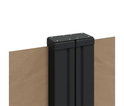 Izvelkams Sānu Aizslietnis, Pelēkbrūna, 160X1000 Cm Vidaxl