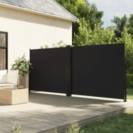 Izvelkama Sānu Markīze, Melna, 180X1000 Cm Vidaxl