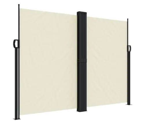 Izvelkama Sānu Markīze, Krēmkrāsā, 180X1000 Cm Vidaxl