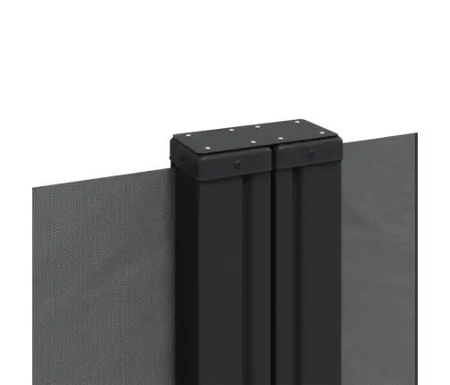 Ištraukiama Šoninė Pertvara, Antracito Spalvos, 180X1000Cm