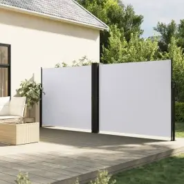 Lahtitõmmatav Külgsein, Valge, 180 X 1000 Cm