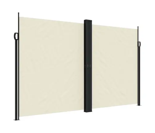 Izvelkama Sānu Markīze, Krēmkrāsa, 200X1000 Cm Vidaxl