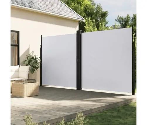 Izvelkama Sānu Markīze, Balta, 200X1000 Cm Vidaxl