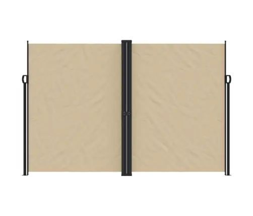 Ištraukiama Šoninė Pertvara, Smėlio Spalvos, 220X1000Cm