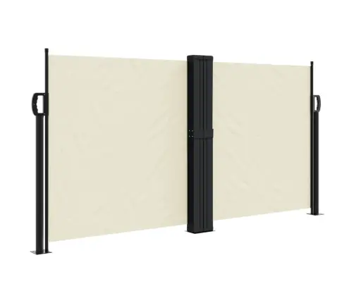 Ištraukiama Šoninė Pertvara, Kreminės Spalvos, 120X1200Cm