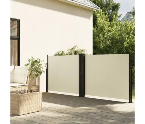 Ištraukiama Šoninė Pertvara, Kreminės Spalvos, 120X1200Cm