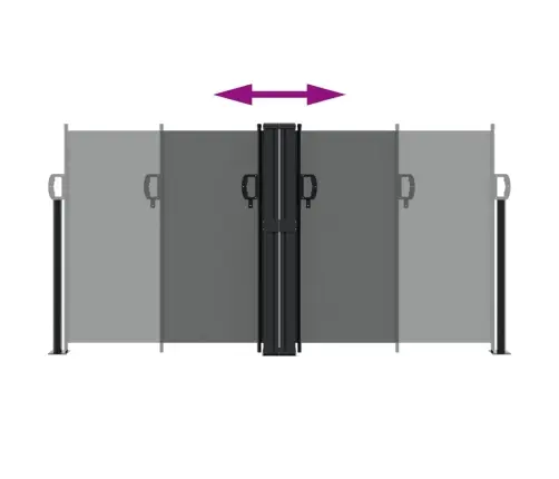 Izvelkams Sānu Aizslietnis, Antracītpelēks, 120X1200 Cm Vidaxl