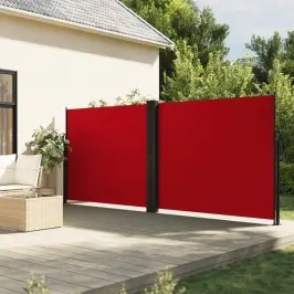 Lahtitõmmatav Külgsein, Punane, 160 X 1200 Cm