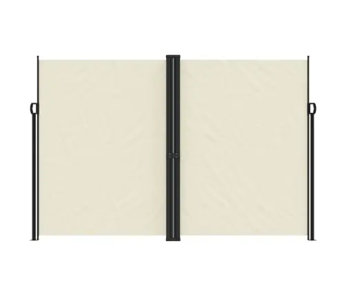 Izvelkama Sānu Markīze, Krēmkrāsa, 220X1200 Cm Vidaxl