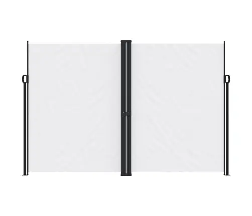 Izvelkama Sānu Markīze, Balta, 220X1200 Cm Vidaxl