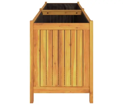 Sodo Lovelis Su Įdėklu, 199X38,5X50cm Akacijos Masyvas