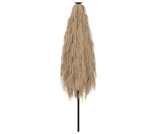 Dārza Saulessargs Ar Tērauda Stabu, Brūns, 248X248X248 Cm Vidaxl