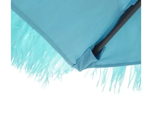 Skėtis Nuo Saulės Su Plieniniu Stulpu, Mėlynas, 223X223X213Cm Skėtis Nuo Saulės Su Plieniniu Stulpu, Mėlynas, 223X223X213Cm