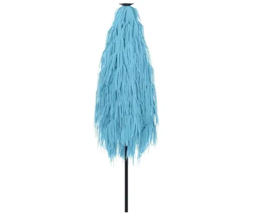 Dārza Saulessargs Ar Tērauda Stabu, Zils, 268X268X226 Cm Vidaxl