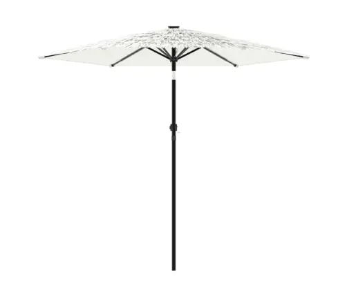 Aia Päikesevari Koos Teraspostiga, Valge, 268X268X226 Cm