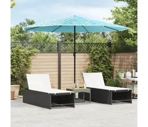 Aia Päikesevari Koos Teraspostiga, Sinine, 324 X 324 X 247 Cm Aia Päikesevari Koos Teraspostiga, Sinine, 324 X 324 X 247 Cm