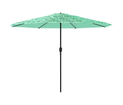 Skėtis Nuo Saulės Su Plieniniu Stulpu, Žalias, 324X324X247Cm