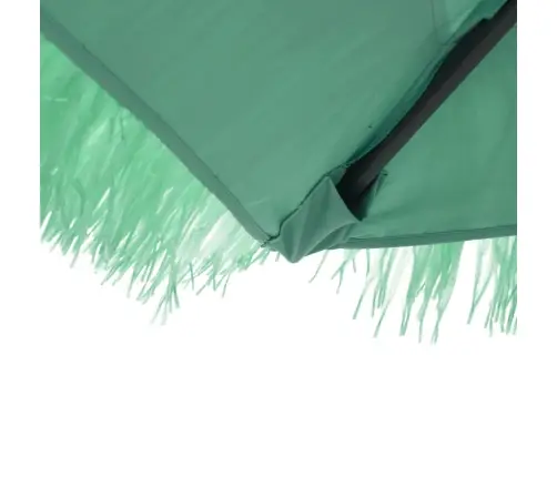 Skėtis Nuo Saulės Su Plieniniu Stulpu, Žalias, 324X324X247Cm