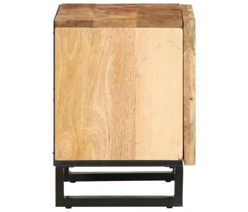 Naktsskapīši, 2 Gab., 40X34X46 Cm, Neapstrādāts Mango Masīvkoks Vidaxl