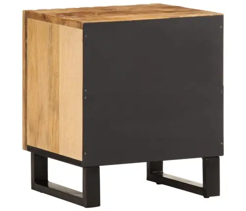 Naktsskapīši, 2 Gab., 40X34X46 Cm, Neapstrādāts Mango Masīvkoks Vidaxl