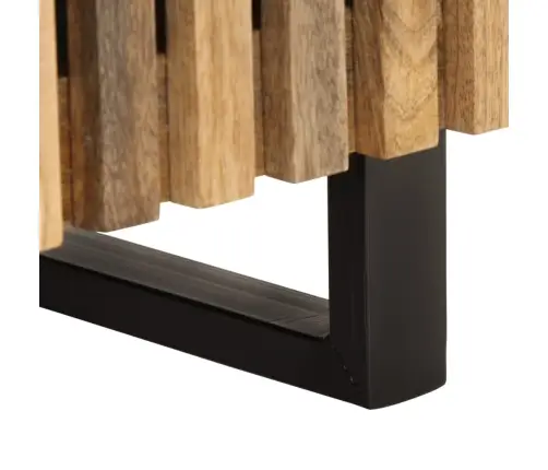 Naktsskapīši, 2 Gab., 40X34X46 Cm, Neapstrādāts Mango Masīvkoks Vidaxl