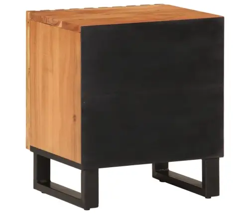 Naktinės Spintelės, 2Vnt., 40X34X46cm Akacijos Masyvas