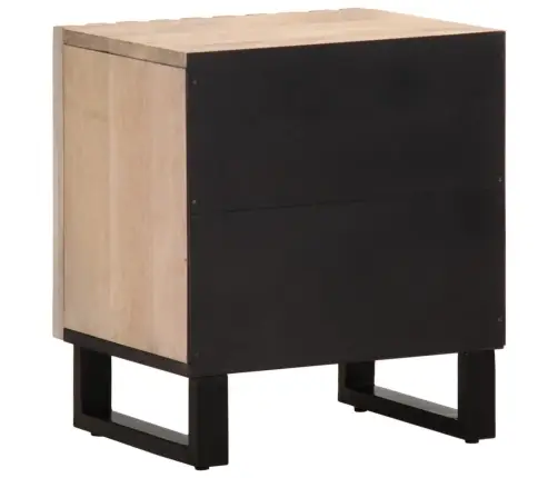 Öökapid 2 Tk, 40 X 34 X 46 cm Pleegitatud Mangopuit