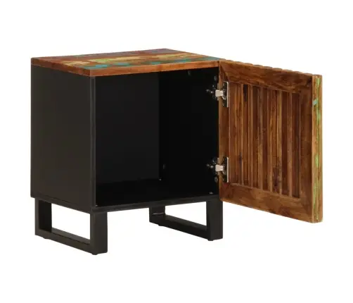 Naktsskapītis, 40X34X46 Cm, Pārstrādāts Masīvkoks Vidaxl