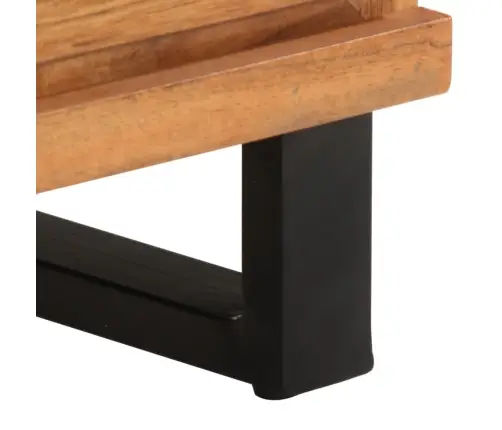 Naktsskapītis, 40X34X46 Cm, Akācijas Masīvkoks Vidaxl