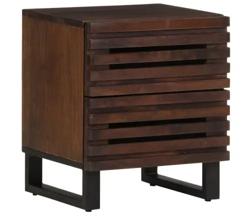 Naktsskapīši, 2 Gab., 40X34X46 Cm, Mango Masīvkoks Vidaxl