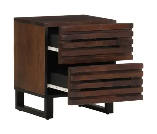 Naktsskapīši, 2 Gab., 40X34X46 Cm, Mango Masīvkoks Vidaxl