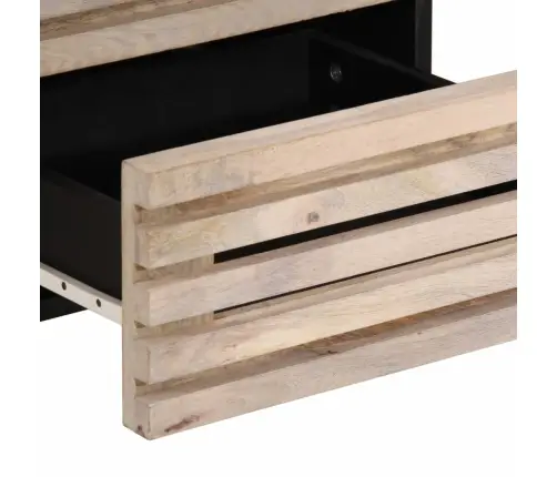 Naktsskapīši, 2 Gab., 40X34X46 Cm, Balināts Mango Masīvkoks Vidaxl