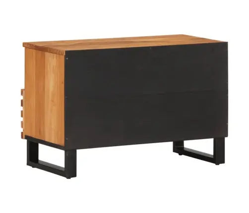 Televizoriaus Spintelė, 70X34X46cm Akacijos Medienos Masyvas