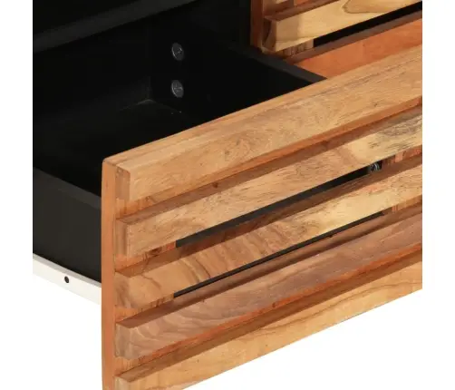 Televizoriaus Spintelė, 70X34X46cm Akacijos Medienos Masyvas