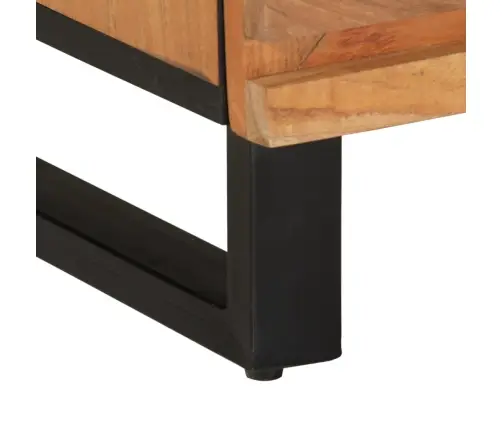 Televizoriaus Spintelė, 70X34X46cm Akacijos Medienos Masyvas