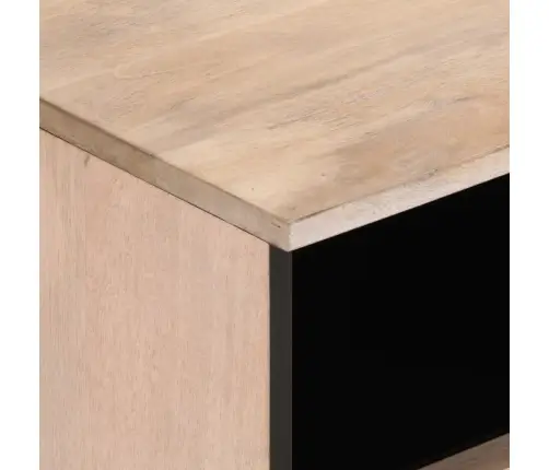 Tv Skapītis, Balts, 70X34X46 Cm, Mango Masīvkoks Vidaxl