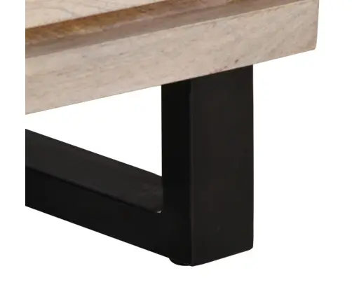 Tv Skapītis, Balts, 70X34X46 Cm, Mango Masīvkoks Vidaxl