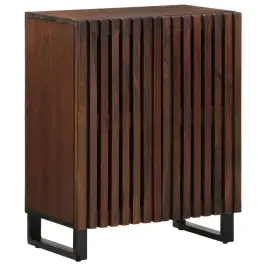 Kumode, Brūna, 60X34X75 Cm, Mango Masīvkoks Vidaxl