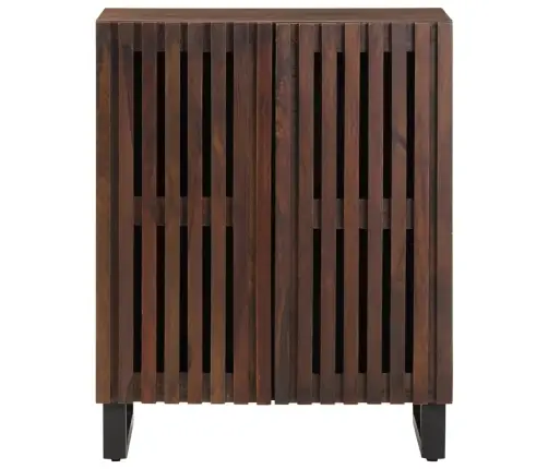 Kumode, Brūna, 60X34X75 Cm, Mango Masīvkoks Vidaxl