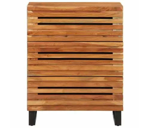Kumode, 60X34X75 Cm, Akācijas Masīvkoks Vidaxl