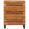 Kumode, 60X34X75 Cm, Akācijas Masīvkoks Vidaxl