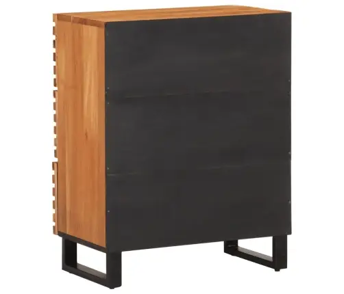 Kumode, 60X34X75 Cm, Akācijas Masīvkoks Vidaxl