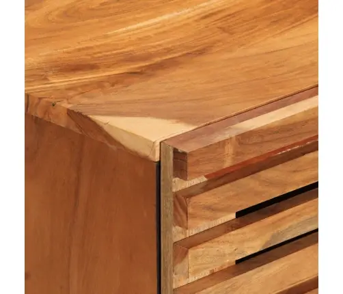 Kumode, 60X34X75 Cm, Akācijas Masīvkoks Vidaxl