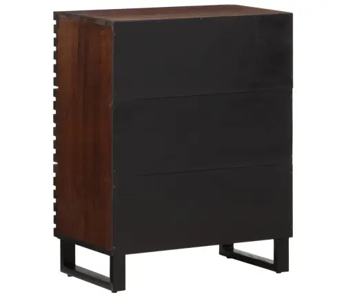 Kumode, Brūna, 60X34X75 Cm, Mango Masīvkoks Vidaxl