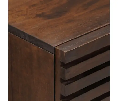 Kumode, Brūna, 60X34X75 Cm, Mango Masīvkoks Vidaxl