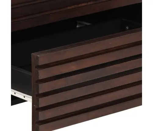 Kumode, Brūna, 60X34X75 Cm, Mango Masīvkoks Vidaxl