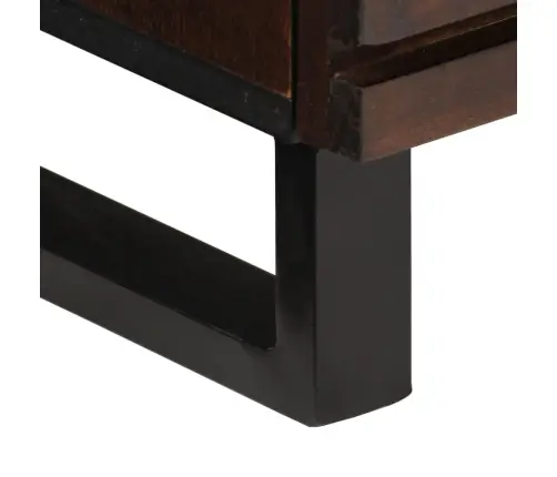 Kumode, Brūna, 60X34X75 Cm, Mango Masīvkoks Vidaxl